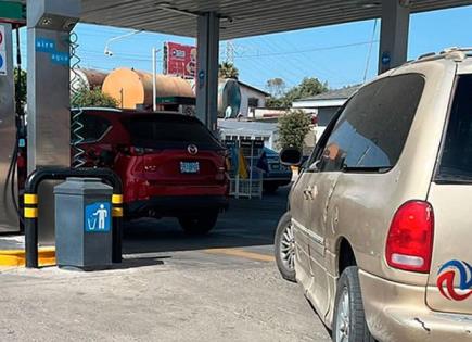 Padece Tijuana por desabasto de gasolina