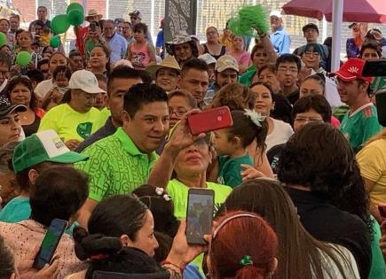 Video | En evento muy verde, Gallardo invita a votar por quien ustedes quieran