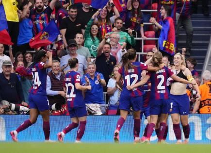 Barcelona vence al Lyon y se corona en la Liga de Campeones femenina