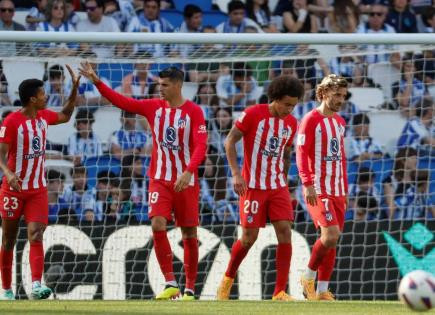 El Atlético cierra con triunfo ante la Real Sociedad