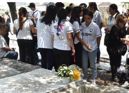Emotivo sepelio en San Pedro Garza García