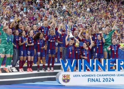 FC Barcelona se corona campeón de la Liga de Campeones femenina