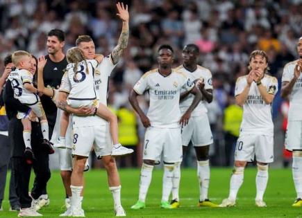 Real Madrid cierra con empate y emotiva despedida a Kroos