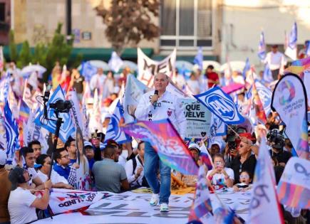 Galindo cierra campaña en San Luis Potosí con 200 compromisos y una multitudinaria marcha