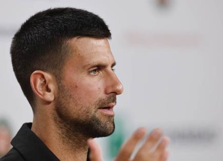 Entrenamiento de Novak Djokovic en Wimbledon tras lesión