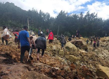 Tragedia en Papúa Nueva Guinea: Deslave deja más de 670 muertos