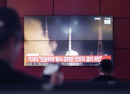 Fracaso en el lanzamiento de satélite espía de Corea del Norte