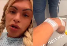 Wendy Guevara hospitalizada por dolores abdominales