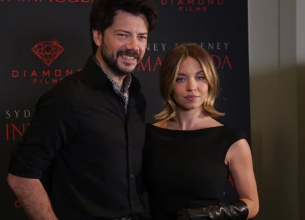 Álvaro Morte y Sydney Sweeney: Presentación de película de terror