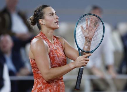 Aryna Sabalenka triunfa en su debut en Roland Garros