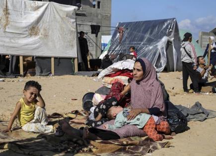 Crisis humanitaria en Gaza: Desplazados y ayuda