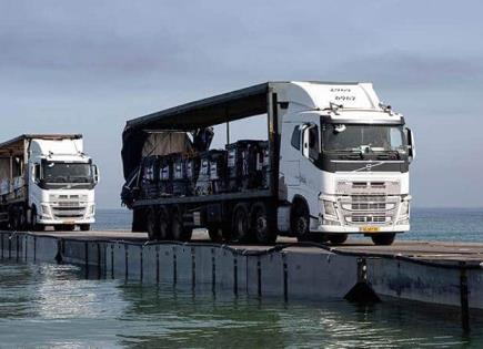 Retirarán muelle de ayuda humanitaria