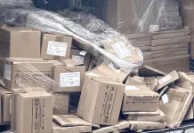 Da&ntilde;o en paquete electoral por lluvias en Reynosa
