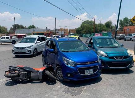 Dos heridos, deja accidente en la colonia Progreso