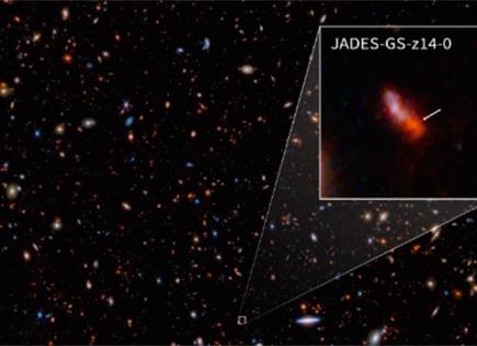 Estudio de la galaxia JADES-GS-z14-0 y su importancia cósmica