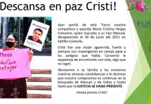 La incansable b&uacute;squeda de Mar&iacute;a Cristina Vargas Camacho