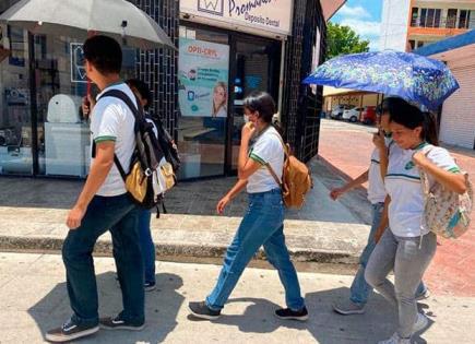 Recortan ciclo escolar en Sinaloa por el calor
