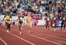 Triunfos y r&eacute;cords en la Liga de Diamante de Oslo