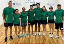 Racquetbolistas del Club Deportivo Punto Verde en Competencia Nacional