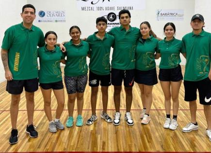 Racquetbolistas del Club Deportivo Punto Verde en Competencia Nacional