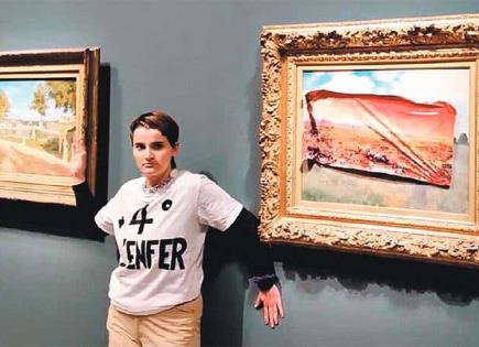 Activista ataca cuadro de Monet en París