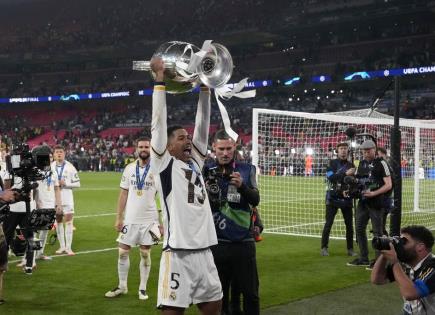 Emotiva celebración de Jude Bellingham tras el triunfo del Real Madrid