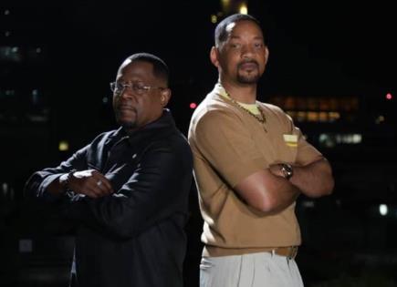 Will Smith y Martin Lawrence en México presentando Bad Boys