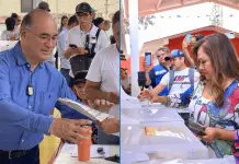 Enrique Galindo y Sonia Mendoza emiten su voto; destacan participación ciudadana (video) Enrique Galindo y Sonia Mendoza emiten su voto; destacan participación ciudadana (video)