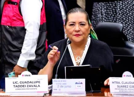 Incidente de Guadalupe Taddei en las Elecciones 2024