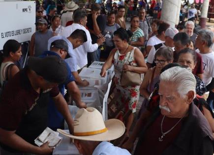 Migrantes mexicanos votan protegidos en elecciones