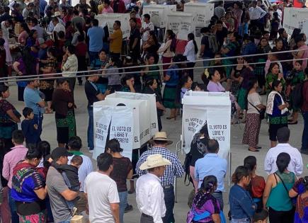 OEA destaca gran afluencia en proceso electoral de México