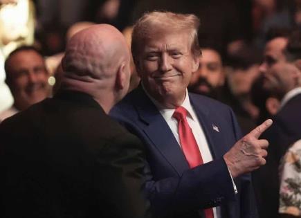 Trump se une a TikTok y participa en UFC