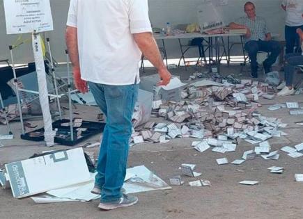 Vandalismo en Casillas Electorales de Querétaro