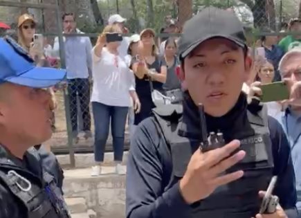 VIDEO | Falsos policías intentan detener votación en casilla de Lomas