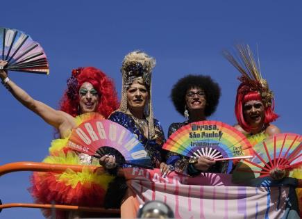 Desfile del Orgullo LGBTQ+ en Sao Paulo