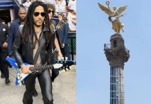 La visita de Lenny Kravitz a México causa revuelo