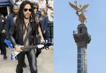 La visita de Lenny Kravitz a M&eacute;xico causa revuelo