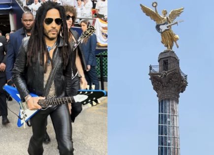 La visita de Lenny Kravitz a México causa revuelo