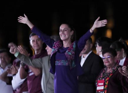 Triunfo de Claudia Sheinbaum en elecciones presidenciales mexicanas