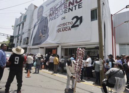 Demandan Pago Observadores Electorales de Morena en Toluca