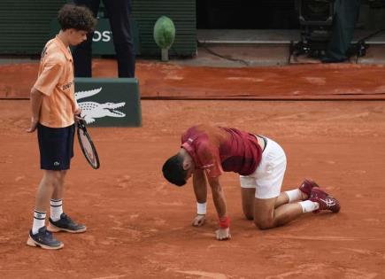 Djokovic queda fuera de Roland Garros por lesión