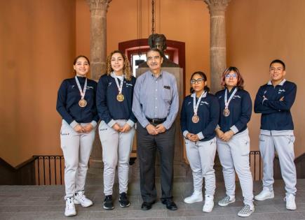 Reconocimiento a los logros deportivos de la UASLP en la Universiada Nacional 2024