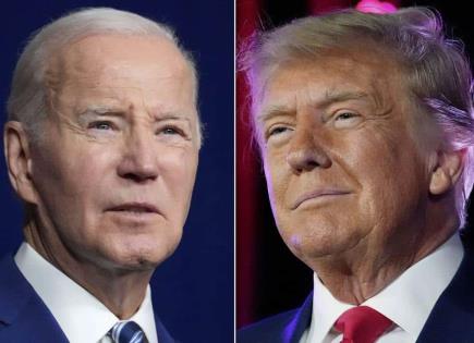 Biden y Trump aceptan reglas del debate en CNN
