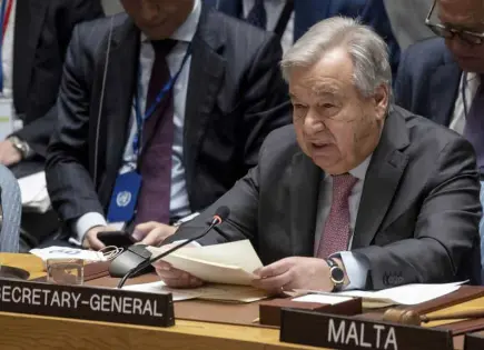 Guterres pide a Venezuela y EU resolver diferencias por medios pacíficos