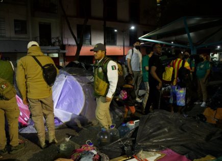 Acciones de autoridades ante migrantes en Ciudad de México