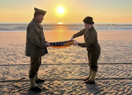 Conmemoración del 80vo Aniversario del Día D en Normandía