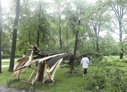 Tragedia por tornado en Michigan y tormentas en Ohio y Maryland