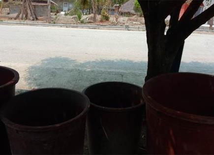 Conflictos por falta de agua en zona tének