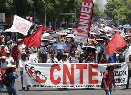 Reunión de la CNTE con el Gobierno para abordar demandas