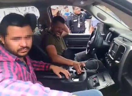 Detenido, policía ministerial que provocó choque en Himno Nacional